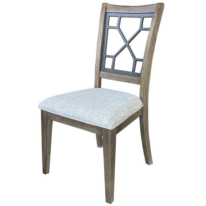 Parker House Sundance Dining - Sandstone Grid Dining Chair Two Pack