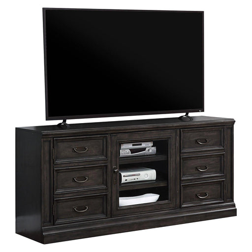 Parker House Washington Heights 66" TV Console in Washed Charcoal