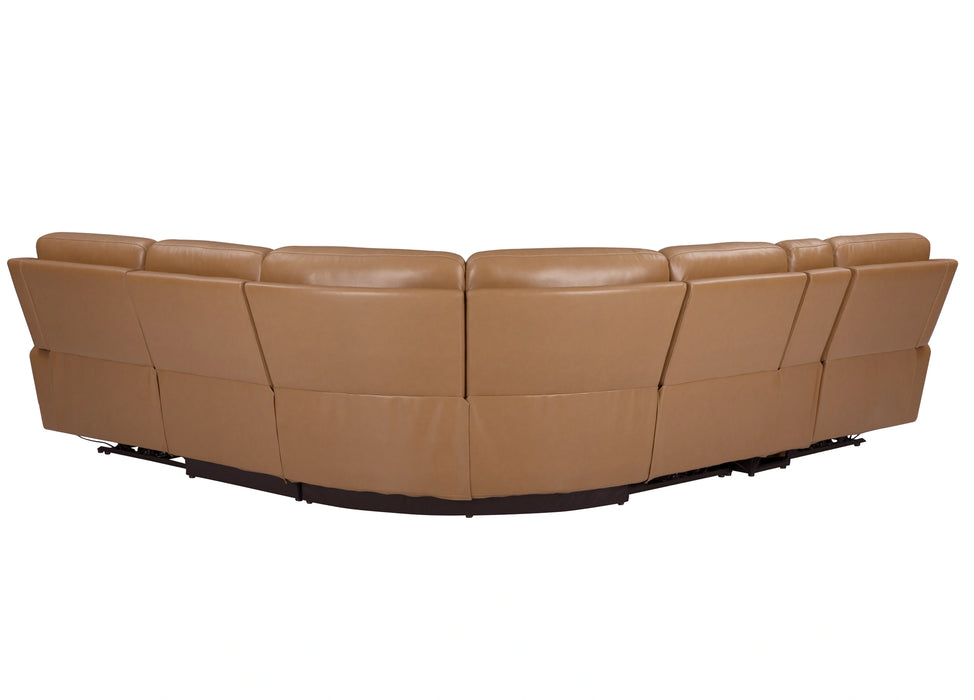 Parker Living Hancock 6 Piece Zero Gravity Power Reclining Sectional with Power Adjustable Headrests