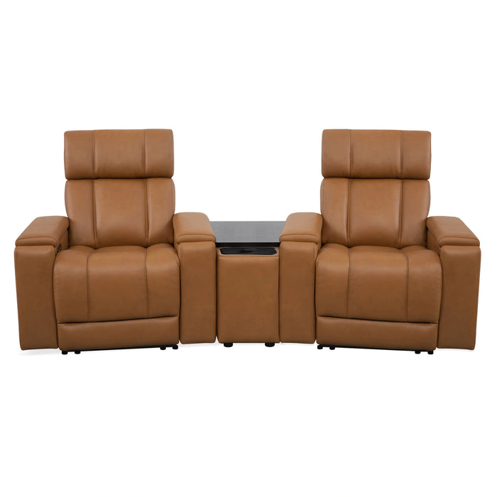 Parker Living Phoenix Zero Gravity Power 2 Seat Home Theater Seating with Wedge and Immersive Audio