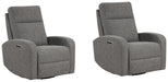 Parker Living Thriller Power Swivel Glider Recliner Two Pack