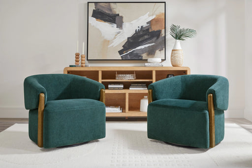 Parker Living Finley Swivel Accent Chair Two Pack