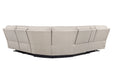 Parker Living Easton - Steamboat Brown 6 Piece Zero Gravity Power Reclining Sectional with Power Adjustable Headrests