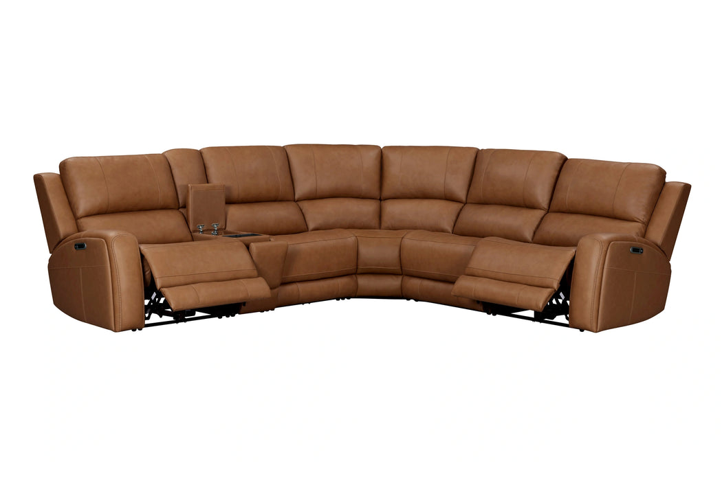 Parker Living Belmont 6 Piece Zero Gravity Power Reclining Sectional with Power Adjustable Headrests