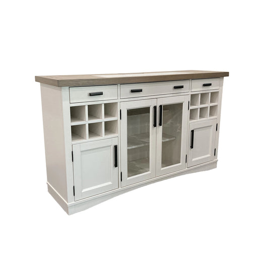 Parker House Americana Modern Dining 66 Inch Buffet Server with Quartz Insert
