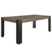 Parker House Cedar Fork - Dining 78 inch Rectangular Dining Table with 6 ladderback chairs