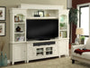 Parker House Tidewater 62" Console Entertainment Wall in Vintage White