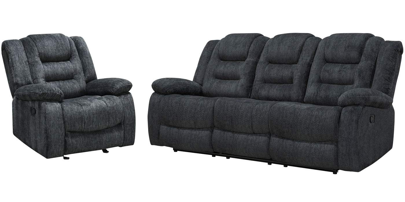 Parker Living Bolton - Misty Storm Manual Reclining Sofa and Recliner