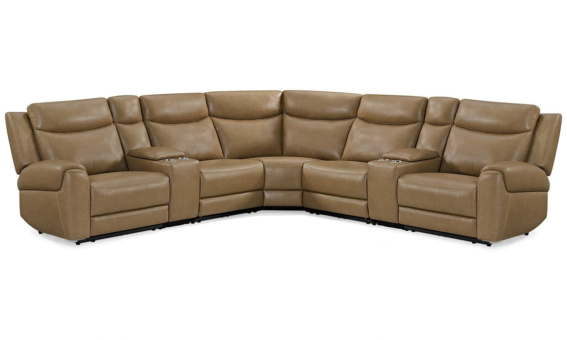 Parker Living Momentum 7 Piece Modular Power Reclining Sectional with Power Adjustable Headrests