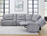 Parker Living Gladiator 6 Piece Modular Power Reclining Sectional with Power Adjustable Headrests