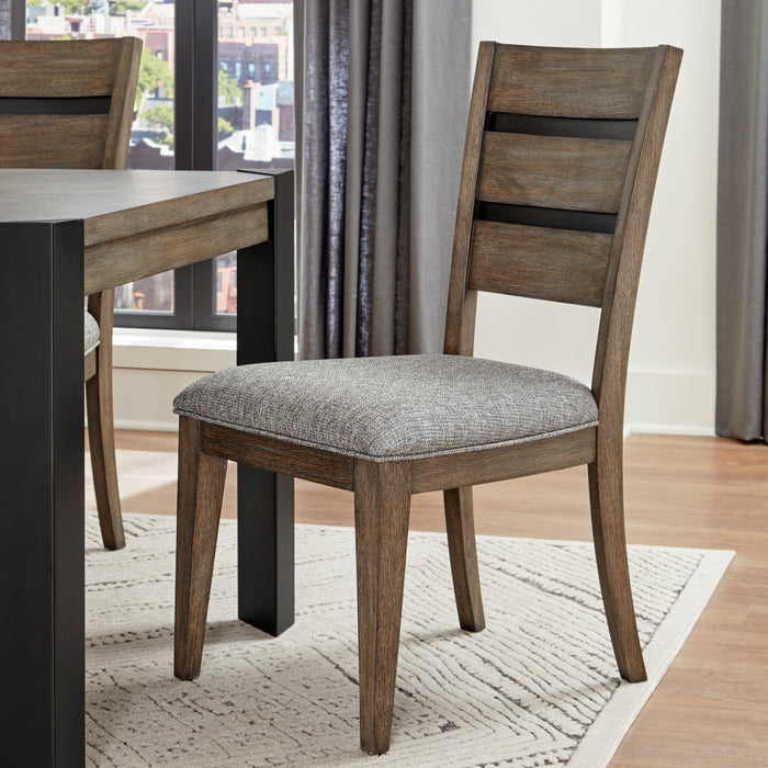 Parker House Cedar Fork - Dining 78 inch Rectangular Dining Table with 6 ladderback chairs