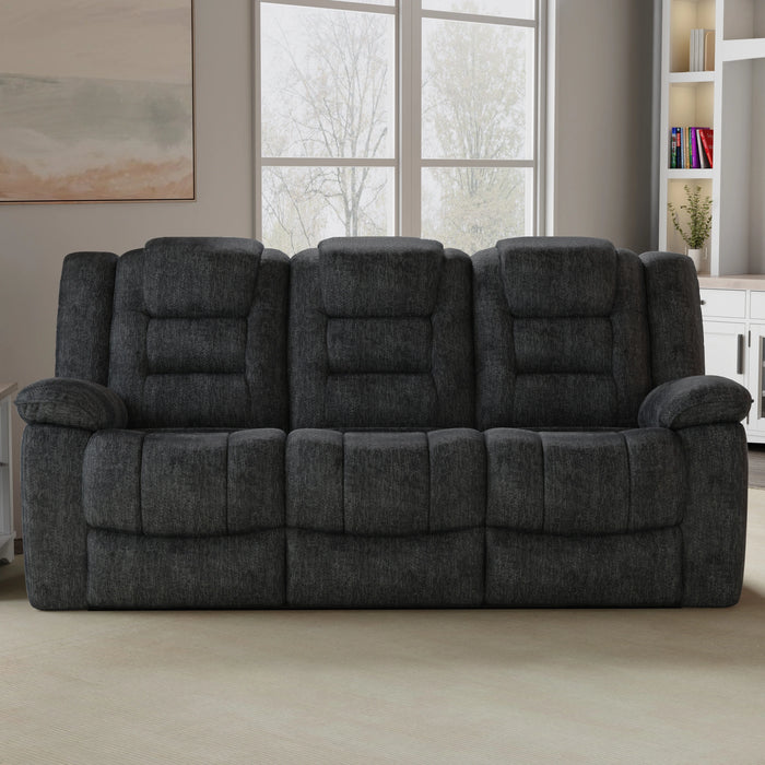 Parker Living Bolton - Misty Storm Manual Reclining Sofa Loveseat and Recliner