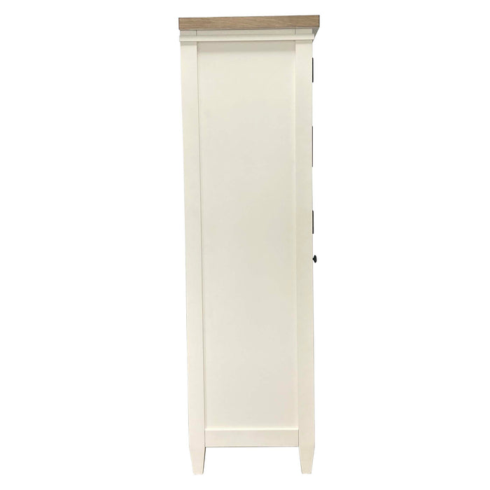 Parker House Americana Modern Bedroom 7 Drawer Door Chest with Workstation