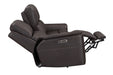 Parker Living Easton - Steamboat Brown Zero Gravity Power Reclining Sofa P3