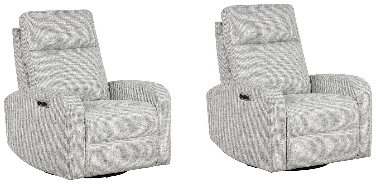 Parker Living Thriller Power Swivel Glider Recliner Two Pack
