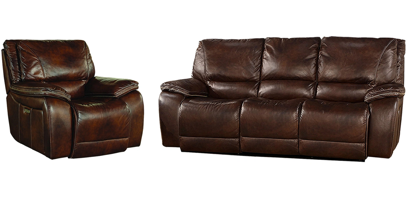 Parker Living Vail - Burnt Sienna Power Reclining Sofa and Recliner