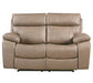 Parker Living Theon - Stokes Toffee Manual Reclining Sofa Loveseat and Recliner