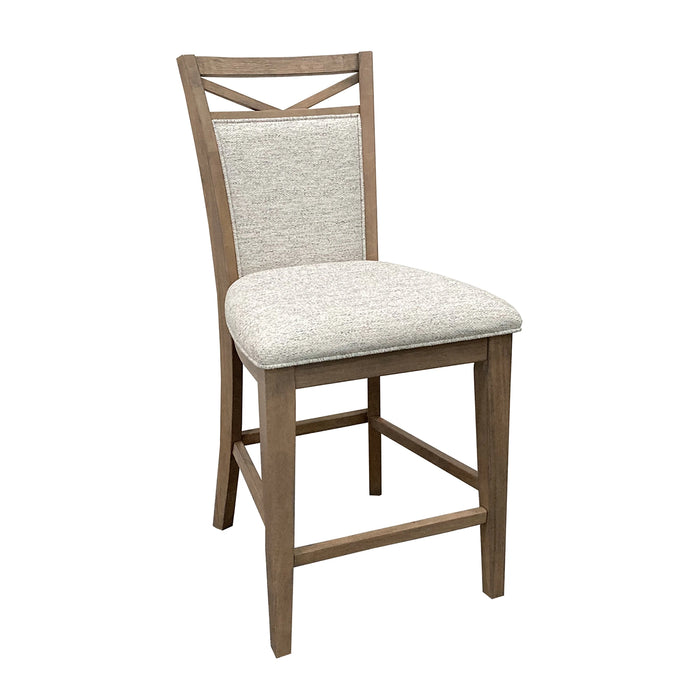 Parker House Americana Modern Dining Upholstered Counter Chair Two Pack