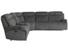 Parker Living Alpine - Airy Midnight 6 Piece Zero Gravity Power Reclining Sectional with Power Adjustable Headrests