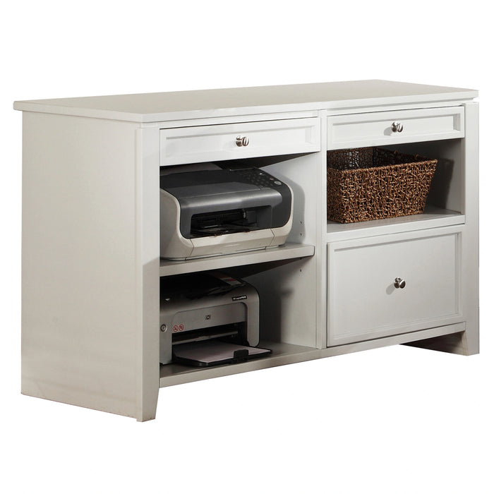 Parker House Boca L Shape Desk with Credenza and Lateral File