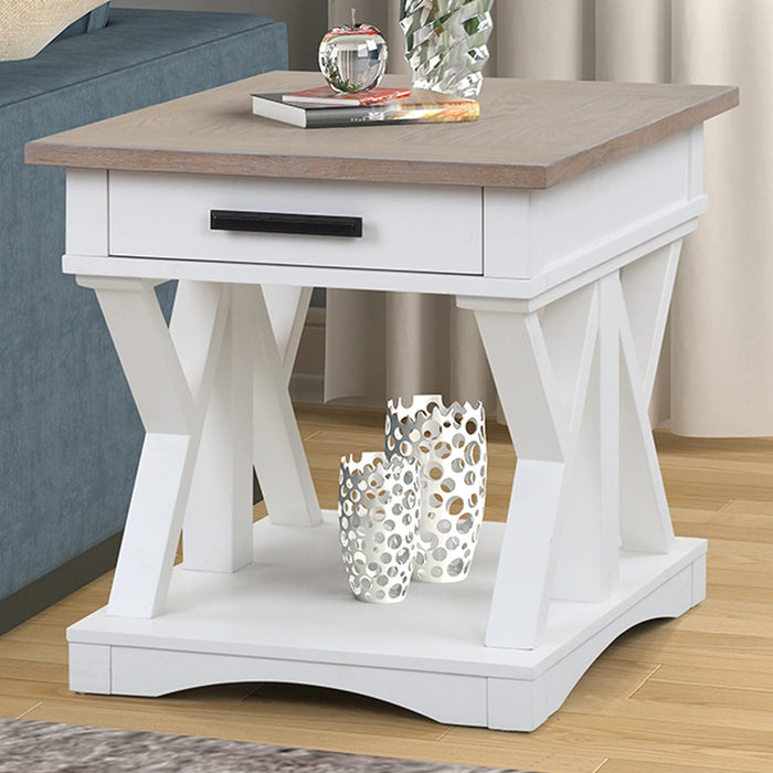 Parker House Americana Modern - Cotton Lift Top Cocktail Table with 2 End Tables