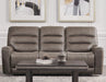Parker Living Lawson - Sydney Brunette Zero Gravity Triple Power Reclining Sofa with Drop Down Table P2