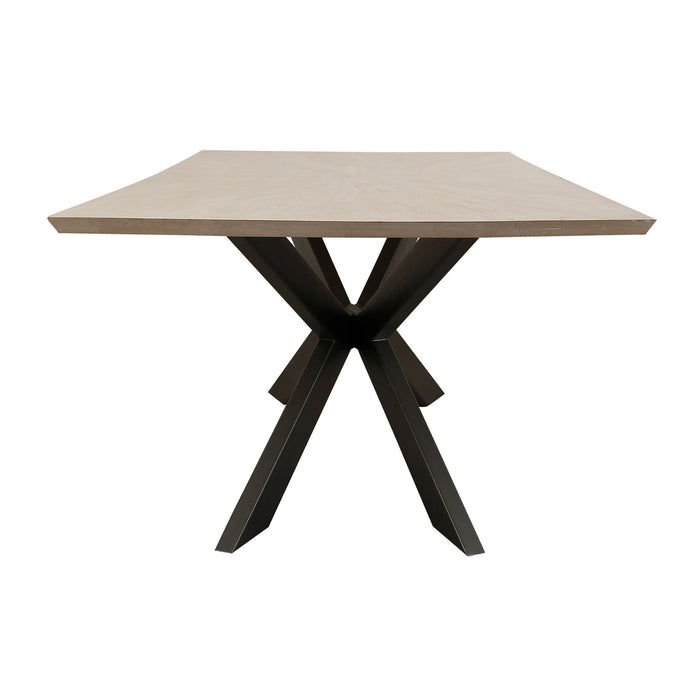 Parker House Crossings - Monaco Dining 84 Inch Rectangular Dining Table with 4 Upholstered Chairs