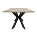 Parker House Crossings - Monaco Dining 84 Inch Rectangular Dining Table with 4 Upholstered Chairs
