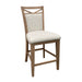 Parker House Americana Modern Dining Island Counter Height Table with 8 upholstered chairs