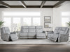 Parker Living Linus - Hudson Grey Zero Gravity Power Reclining Console Loveseat