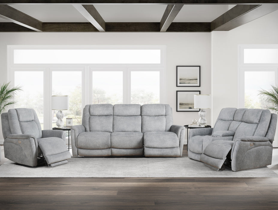 Parker Living Linus - Hudson Grey Zero Gravity Power Recliner