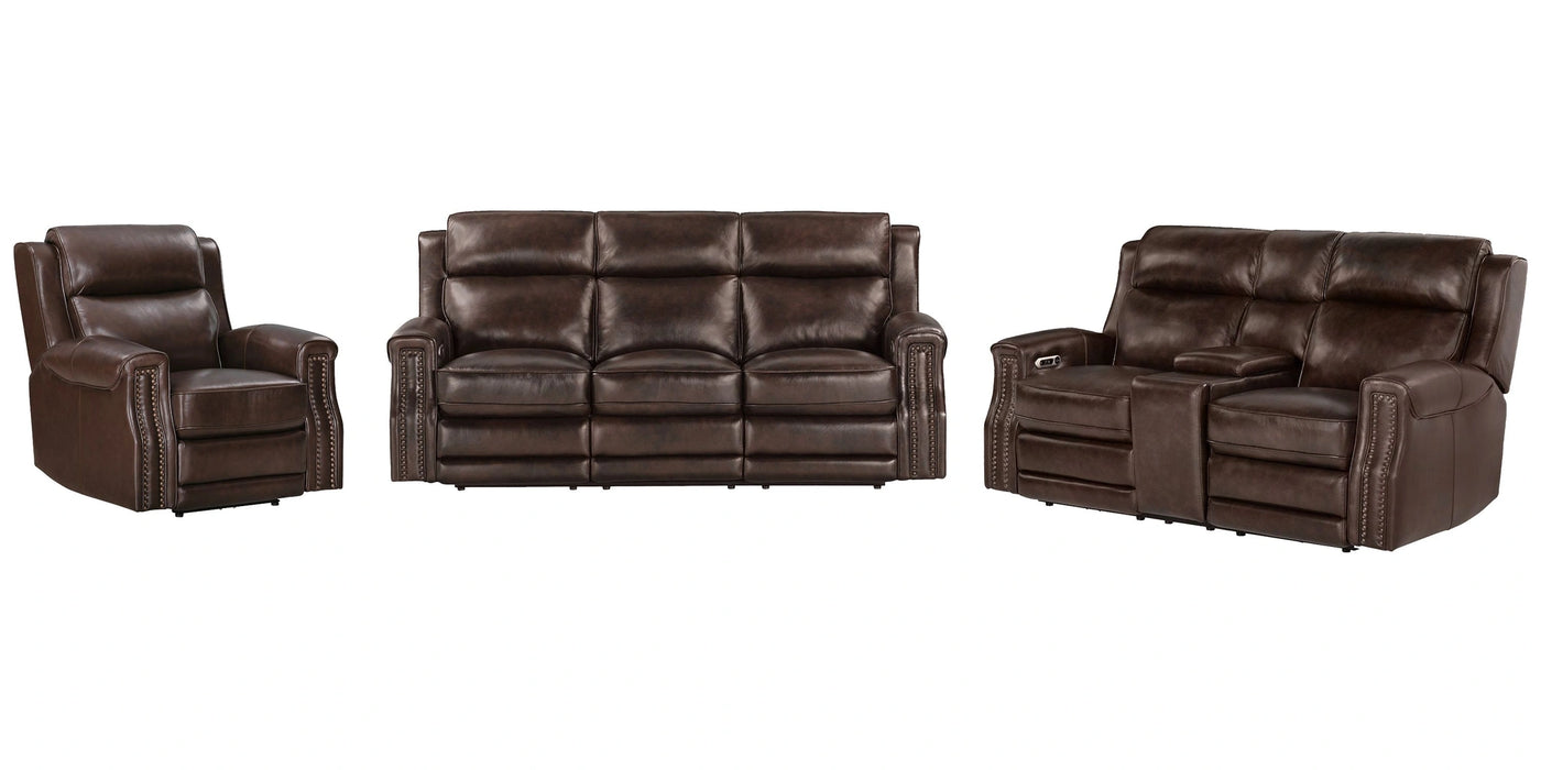 Parker Living Hensley Power Reclining Sofa Loveseat and Recliner