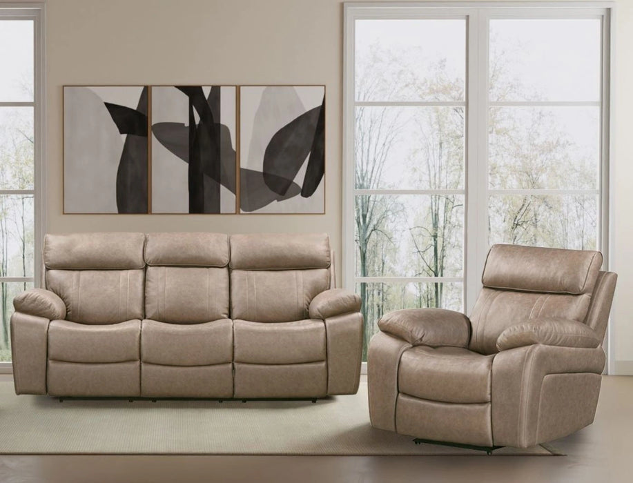 Parker Living Theon - Stokes Toffee Manual Reclining Sofa and Recliner