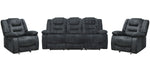 Parker Living Bolton - Misty Storm Manual Reclining Sofa and Two Recliners