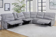 Parker Living Gladiator 6 Piece Modular Power Reclining Sectional with Power Adjustable Headrests