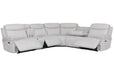 Parker Living Alpine - Airy Midnight 6 Piece Zero Gravity Power Reclining Sectional with Power Adjustable Headrests