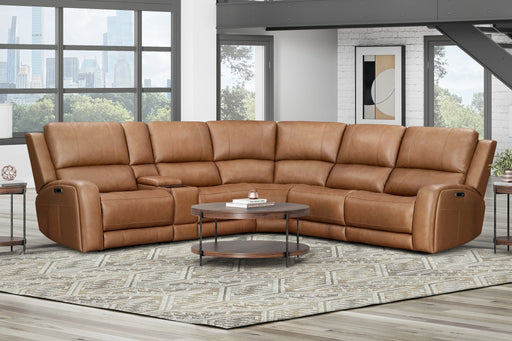Parker Living Belmont 6 Piece Zero Gravity Power Reclining Sectional with Power Adjustable Headrests