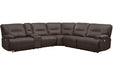 Parker Living Spartacus 6 Piece Modular Power Reclining Sectional with Power Adjustable Headrests