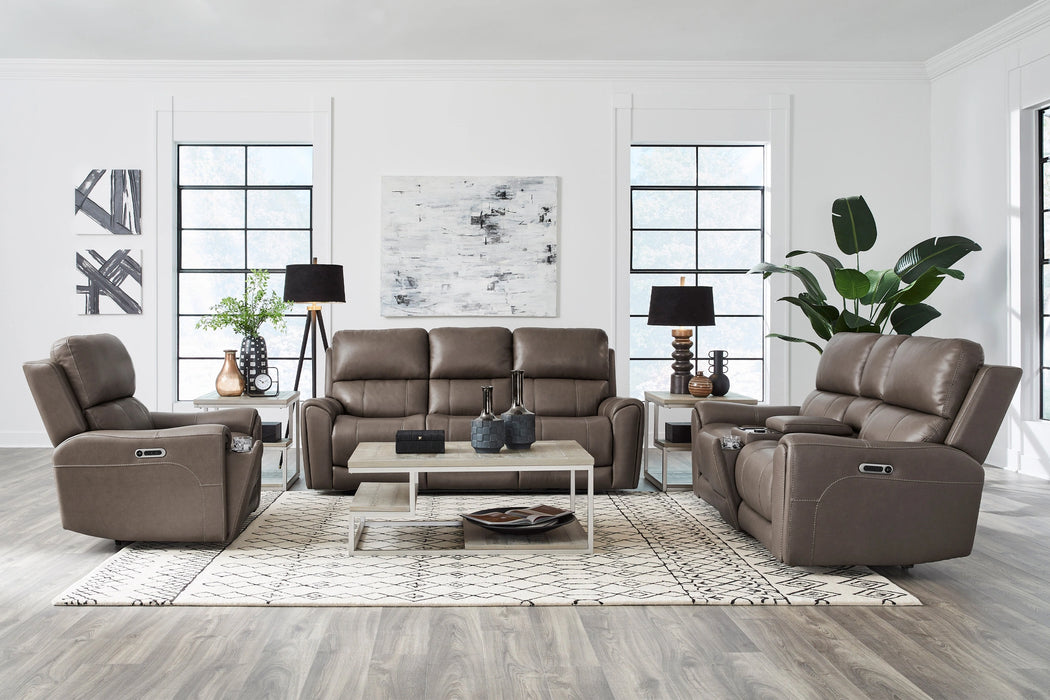 Parker Living Hancock Zero Gravity Power Reclining Sofa with Drop Down Table P3