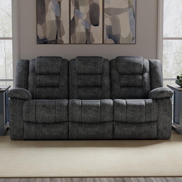 Parker Living Bolton - Misty Storm Manual Reclining Sofa and Two Recliners