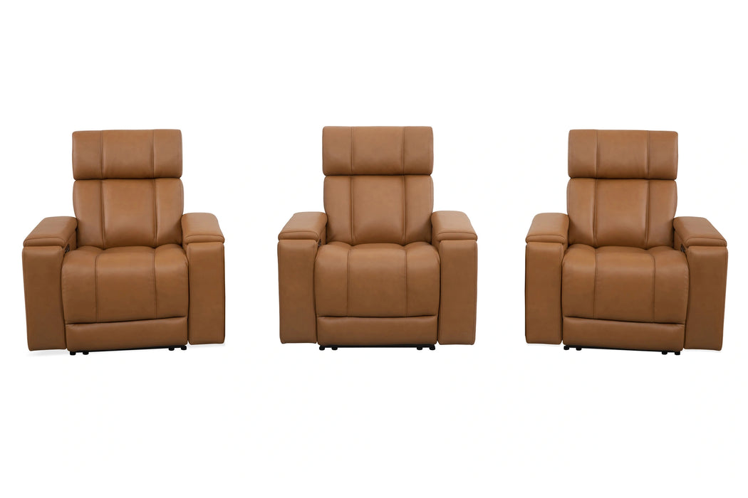 Parker Living Phoenix Zero Gravity Power 3 Seat Home Theater Seating with Immersive Audio P3