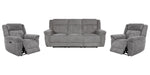 Parker Living Richland - Bristol Grey Power Reclining Sofa and Two Recliners