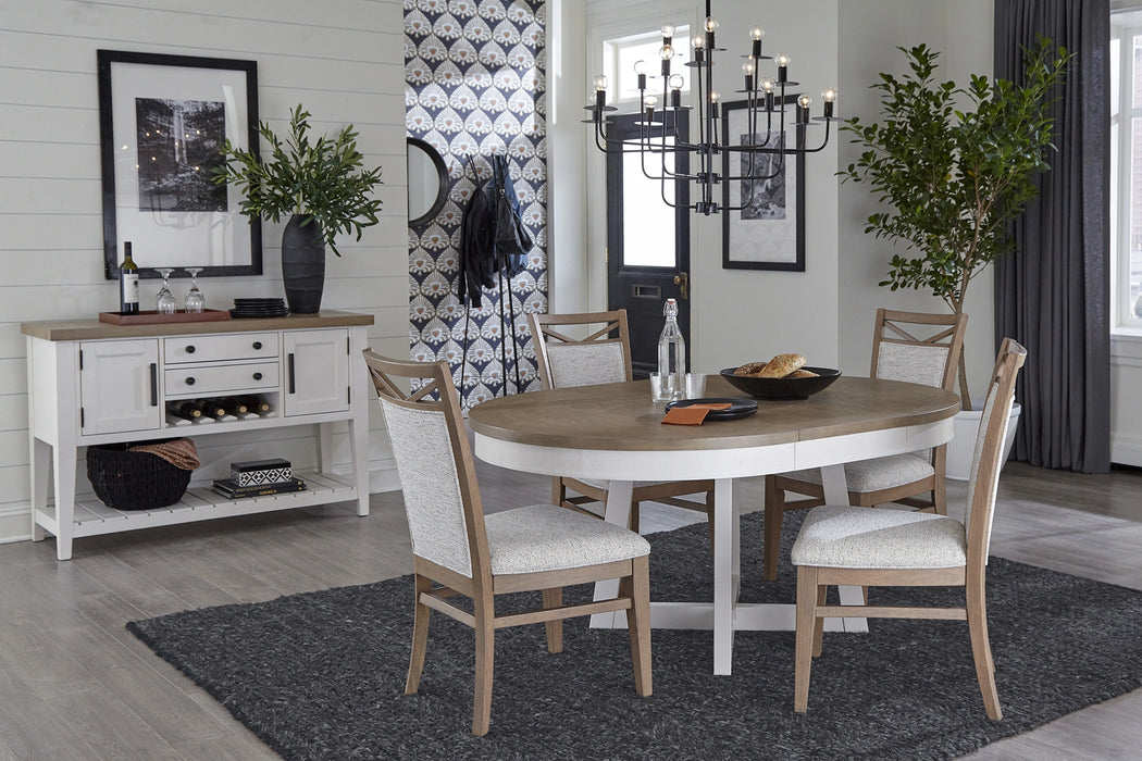 Parker House Americana Modern Dining 48 Inch Round Extendable Dining Table