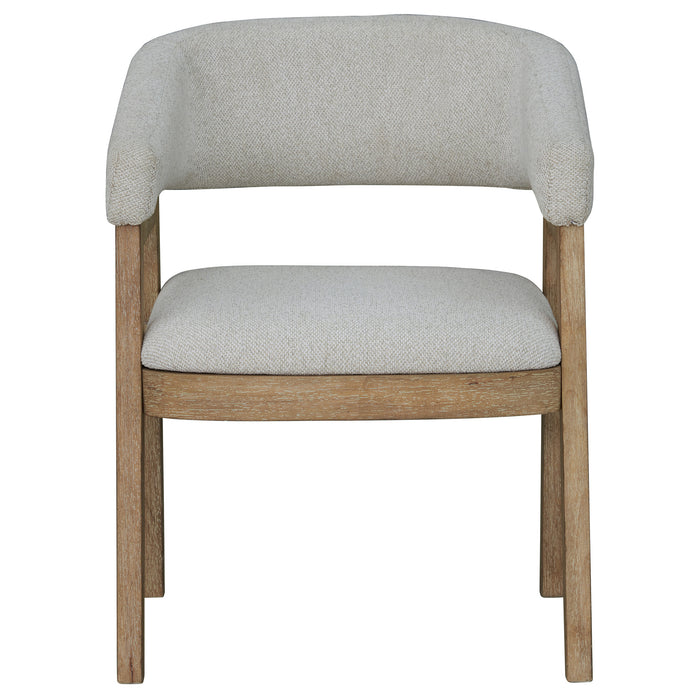 Parker House Escape - Dining 54 Inch Round Table with Buffet Server and 4 Barrel Chairs