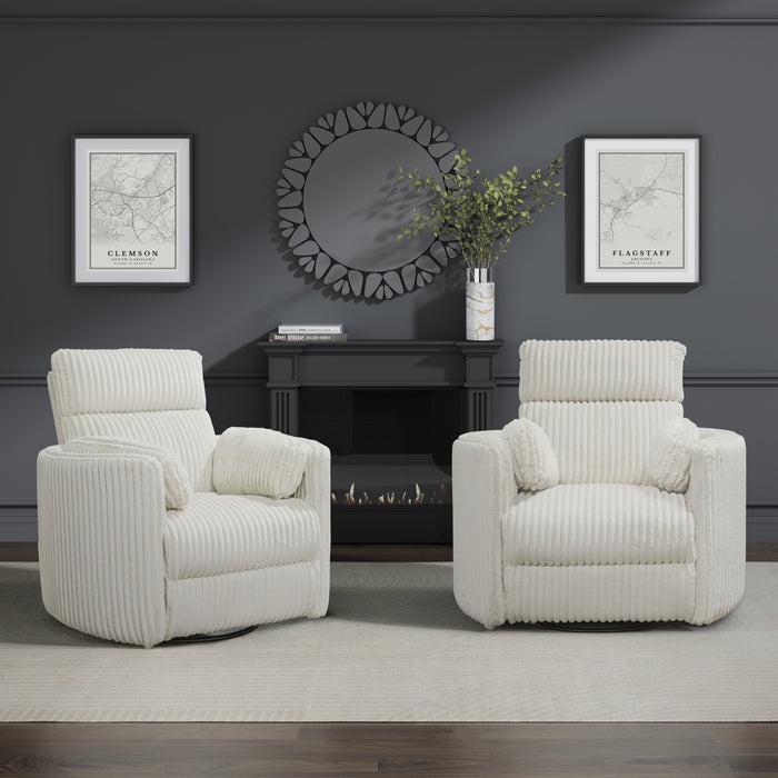 Parker Living Radius Power Swivel Glider Recliner Two Pack