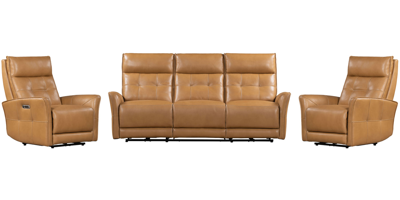 Parker Living Gershwin - Lucca Butterscotch Power Reclining Sofa and Two Recliners