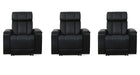 Parker Living Phoenix Zero Gravity Power 3 Seat Home Theater Seating with Immersive Audio P3
