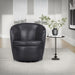 Parker Living Barolo 100% Italian Leather Swivel Club Chair