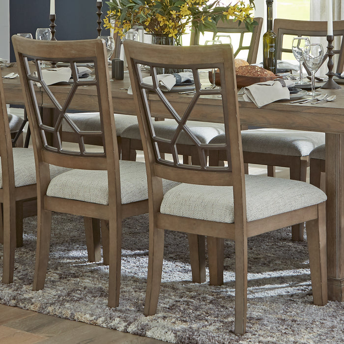 Parker House Sundance Dining - Sandstone Grid Dining Chair Two Pack