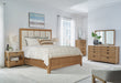 Parker House Escape - Bedroom Queen Panel Bed 2 Nightstands Dresser with Mirror and Chest